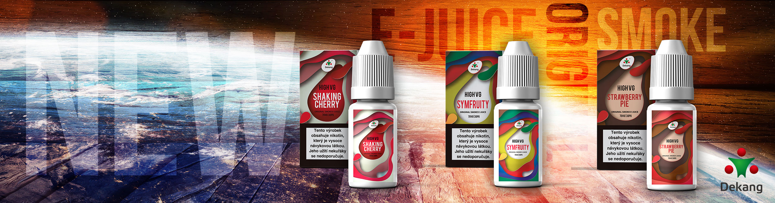 Liquidy Dekang High VG nové příchutě